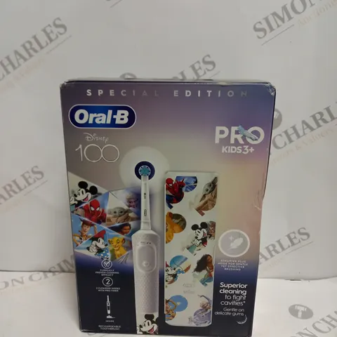 BOXED SEALED ORAL-B PRO KIDS+ ELECTRIC TOOTHBRUSH 