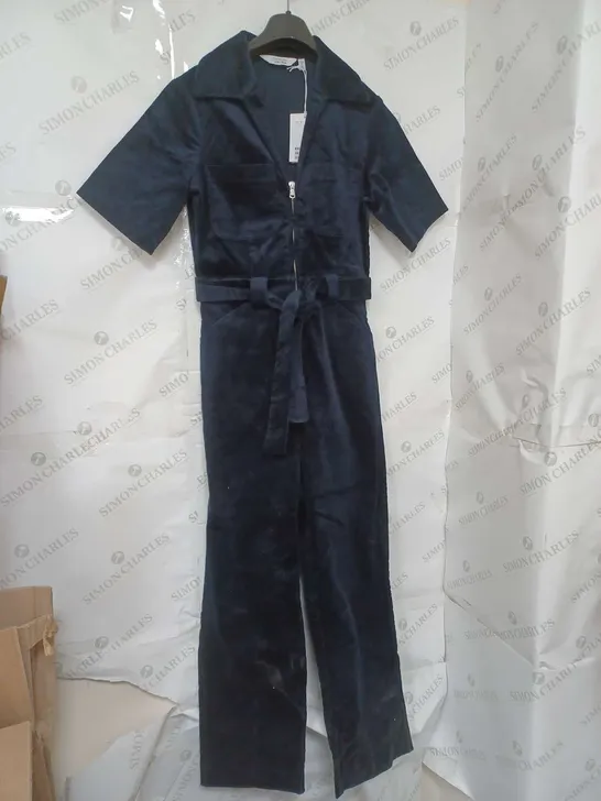 LOS ANGELES ATELIER & OTHER STORIES CORD JUMPSUIT IN NAVY - EU 36