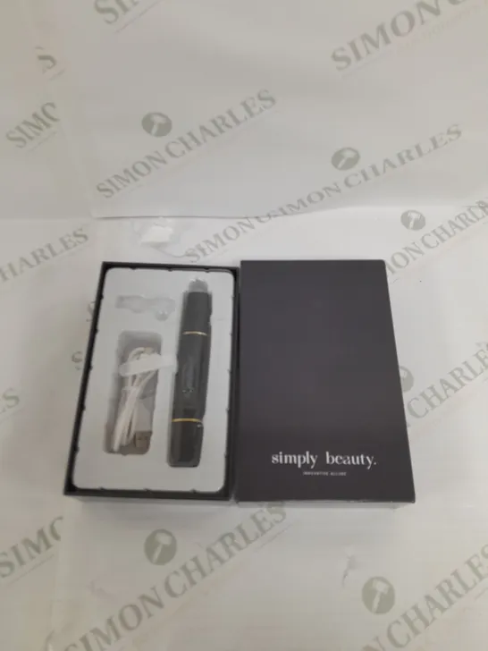 BOXED SIMPLY BEAUTY 2-IN-1 SUPER SMOOTH FACE & BROWS HAIR REMOVER IN BLACK