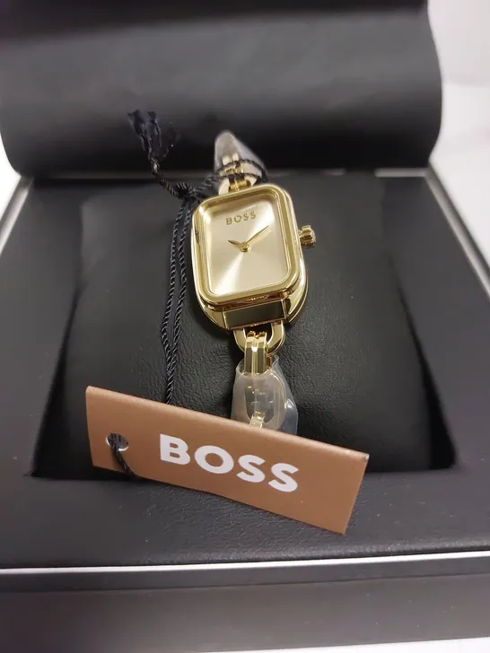 BOED HUGO BOSS LADIES BOSS HAILEY GOLD LINK BRACELET