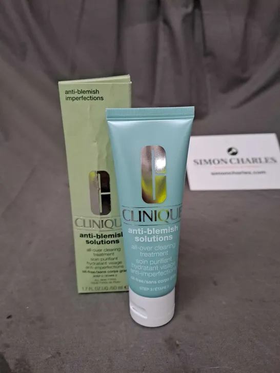 CLINIQUE ANTI-BLEMISH SOLUTIONS ALL OVER CLEANSING TREATMENT 50ML