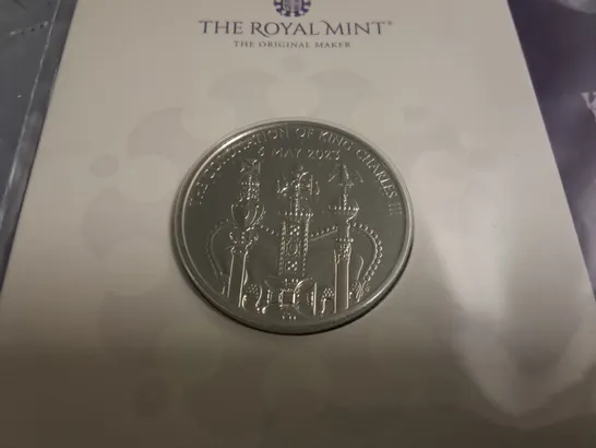 ROYAL MINT THE CORONATION OF KING CHARLES THIRD 2023 UK £5 BRILLIANT UNCIRCULATED COIN