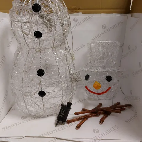 JOHN LEWIS ALISTAIR THE SNOWMAN LIGHT UP DECORATION