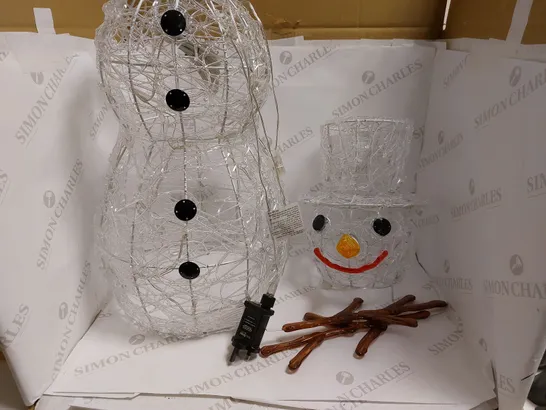 JOHN LEWIS ALISTAIR THE SNOWMAN LIGHT UP DECORATION