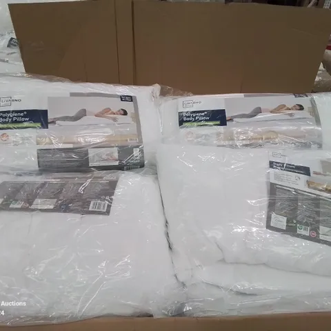 PALLET OF VARIOUS PILLOWS, MOSTLY BODY PILLOWS 