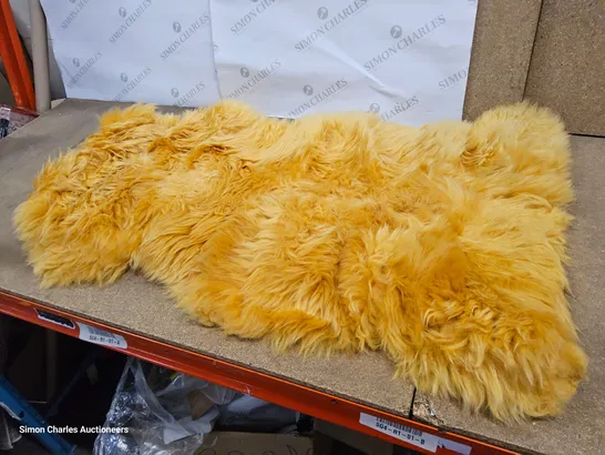 CLAMART MUSTARD COLOURED SHEEPSKIN