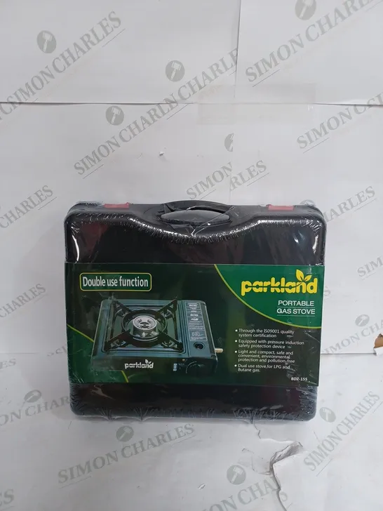 SEALED PARKLAND PORTABLE GAS STOVE 