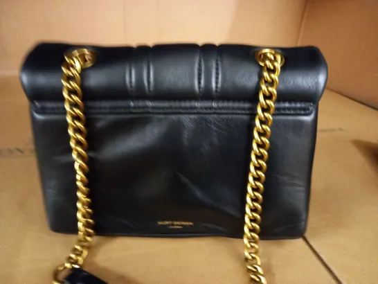 KURT GEIGER BLACK BAG WITH CHAIN STRAPS