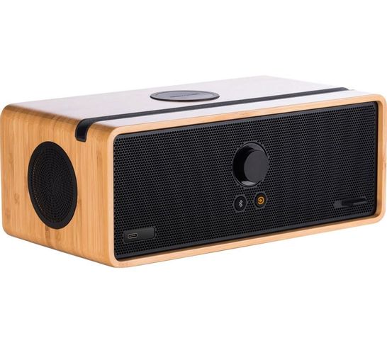 BRAND NEW BOXED ORBIT SOUND DOCK E30 COMPACT SPEAKER SYSTEM BAMBOO