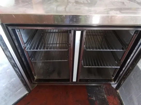 FOSTER DC1/2M COMMERCIAL STAINLESS CHILLED FOOD PREP COUNTER 