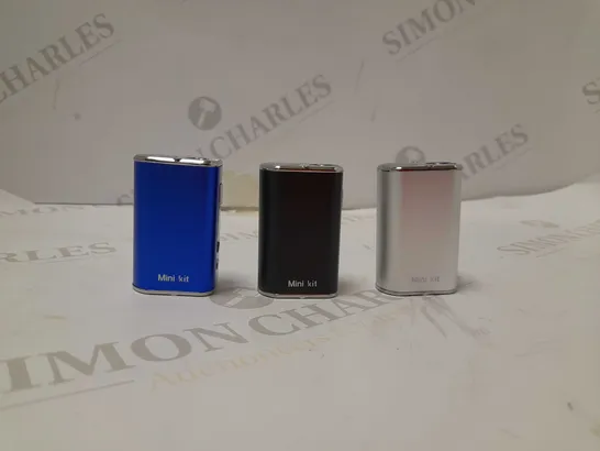 BOX OF APROX 10 MINI VAPE KIT IN ASSORTED COLOURS