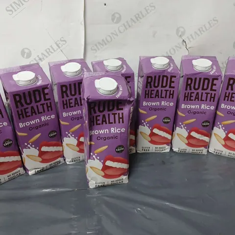 APPROXIMATELY 8 RUDE HEALTH ORGANIC BROWN RICE DRINK (1L) - COLLECTION ONLY