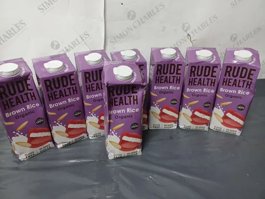 APPROXIMATELY 8 RUDE HEALTH ORGANIC BROWN RICE DRINK (1L) - COLLECTION ONLY