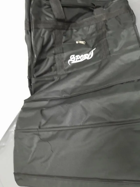 SPORT LARGE BLACK WHEELED SUITCASE. 