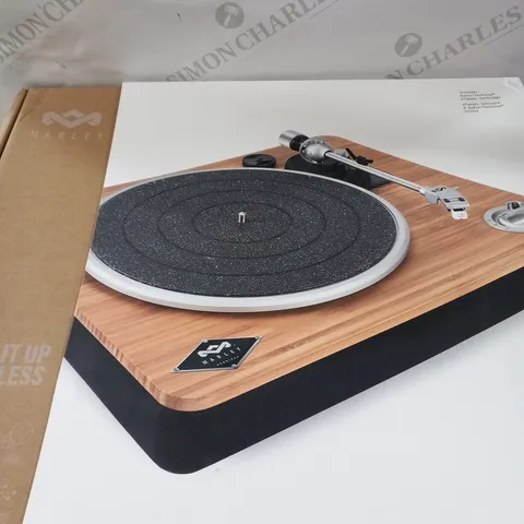 BOXED HOUSE OF MARLEY STIR IT UP WIRELESS TURNTABLE EM-JT002-SB