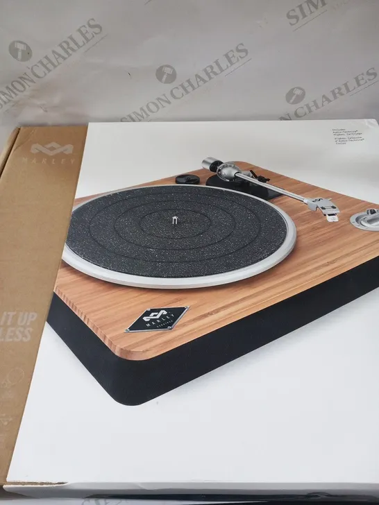 BOXED HOUSE OF MARLEY STIR IT UP WIRELESS TURNTABLE EM-JT002-SB