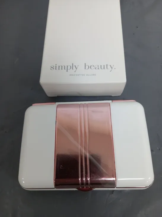 SIMPLY BEAUTY 7X MAGNIFICATION MIRROR WITH LED, TWEEZERS & CRYSTAL NAIL FILE