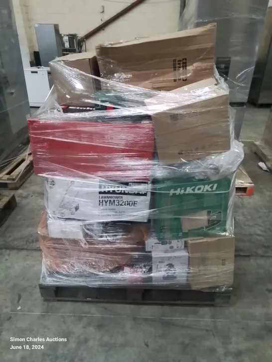 PALLET OF APPROXIMATELY 33 UNPROCESSED RAW RETURN HOUSEHOLD AND ELECTRICAL GOODS TO INCLUDE;