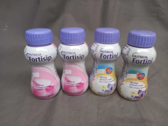 APPROXIMATELY 24 ASSORTED FOOD AND DRINK ITEMS TO INCLUDE NUTRICIA FORTINI ( IN VARIOUS FLAVOURS) - COLLECTION ONLY