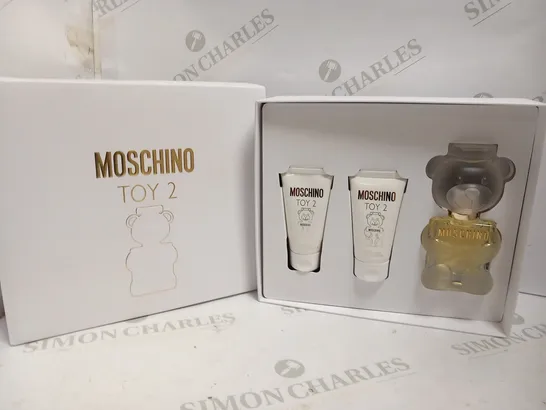 BOXED MOSCHINO TOY 2 GIFT SET