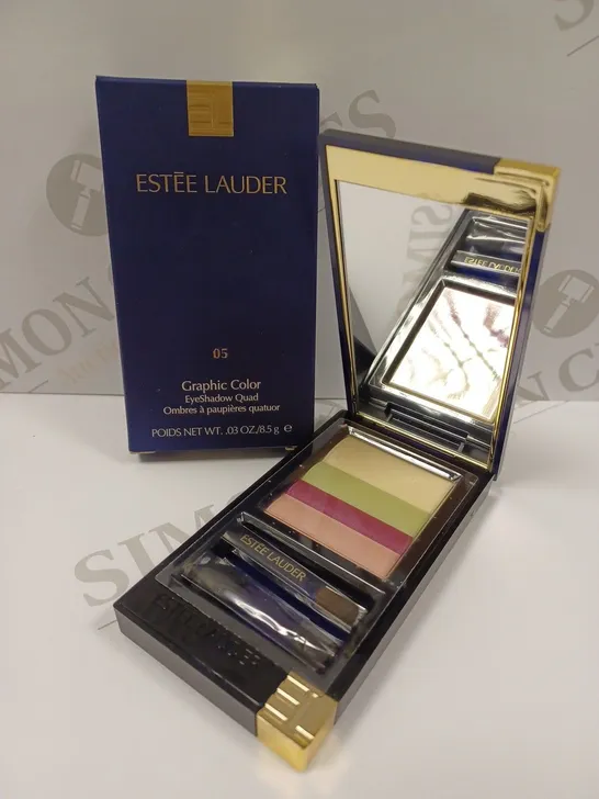 ESTEE LAUDER GRAPHIC COLOR EYESHADOW QUAD - 05 PINK CHARMING