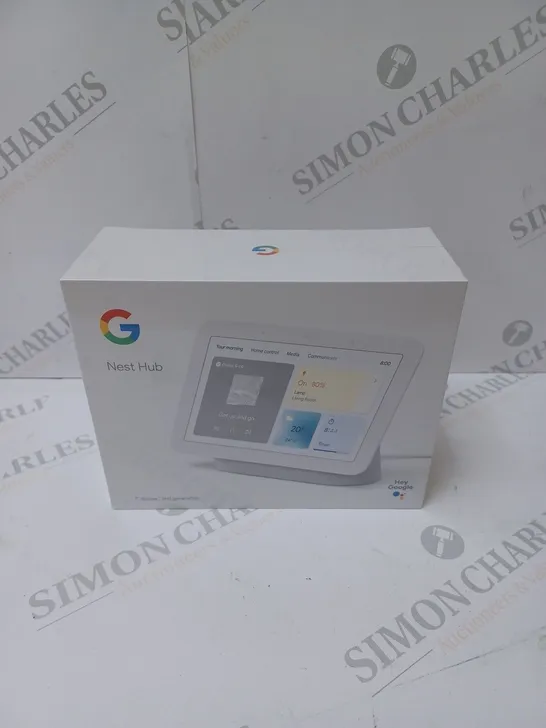 BRAND NEW BOXED GOOGLE NEST HUB 2ND GEN SMART SPEAKER WITH SCREEN - CHALK 