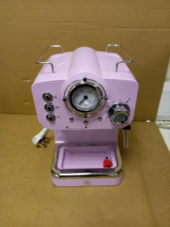 SWAN ESPRESSO COFFEE MACHINE - PINK