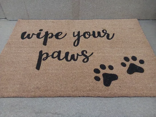 NICOLA SPRING - COIR DOOR MAT - PAWS 