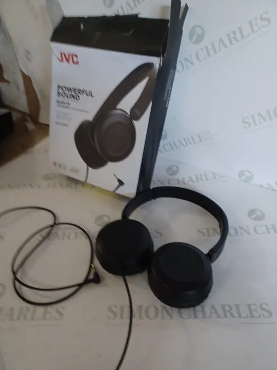 JVC POWERFUL SOUND HEADPHONES