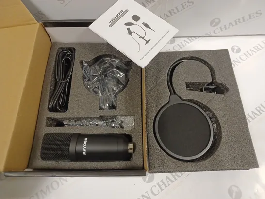 MAYOGA USB CONDENSER MICROPHONE WITH ACCESSORIES