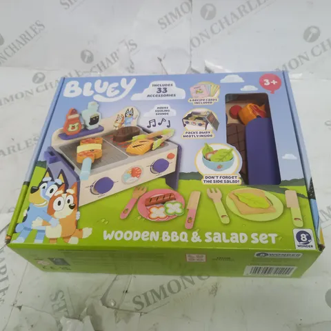 BLUEY WOODEN BBQ AND SALAD SET