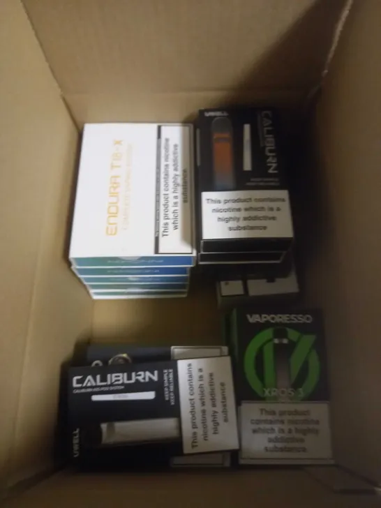 APPROXIMATELY 20 BOXED E-CIGARETTES TO INCLUDE UWELL, VAPORESSO, INNOKIN ETC