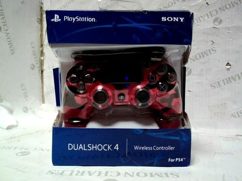 SONY PLAYSTATION DUAL SHOCK 4 WIRELESS CONTROLLER FOR PS4 RED CAMOUFLAGE