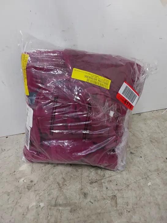 BAGGED CHRISTY SUPREME VELOUR 100% COTTON ROBE - RASPBERRY // SIZE: MEDIUM