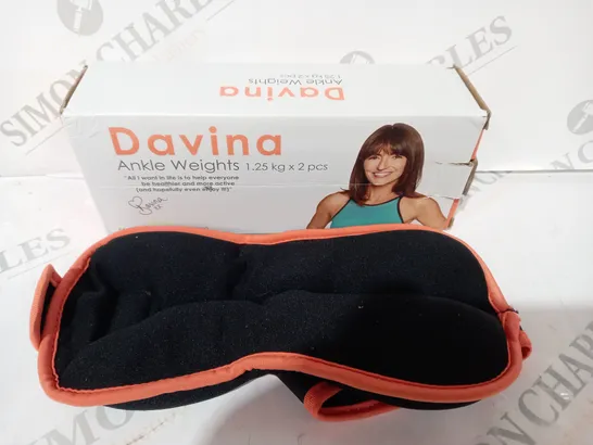 BOXED DAVINA ANKLE WEIGHTS (2 X 1.25KG)