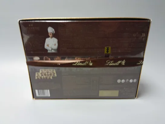 BOXED AND SEALED LINDT SWISS MASTERPIECES (38 ASSORTED PRALINES)