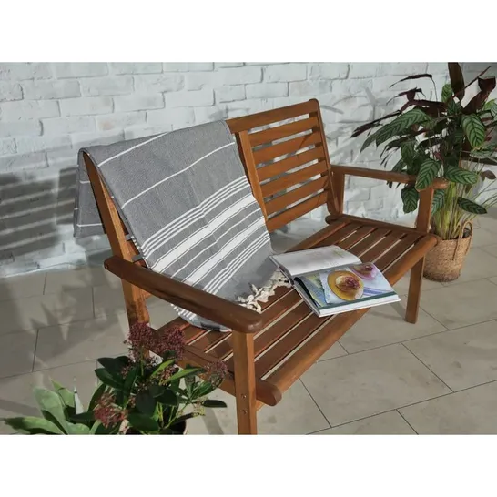 BOXED BERENE WOODEN BENCH (1 BOX)