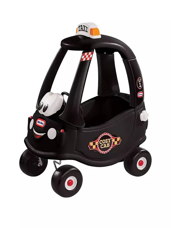 BOXED LITTLE TIKES COZY COUPE CAB TAXI - BLACK - COLLECTION ONLY  RRP £69.99