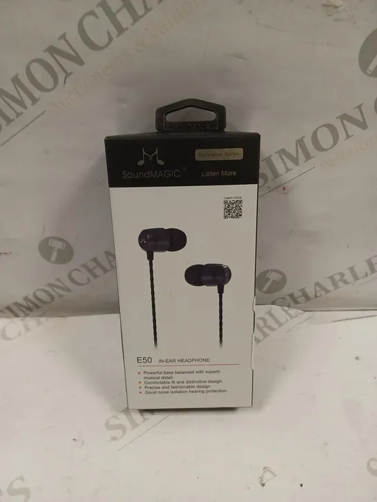 SEALED SOUND MAGIC E50 IN EAR HEADPHONES 