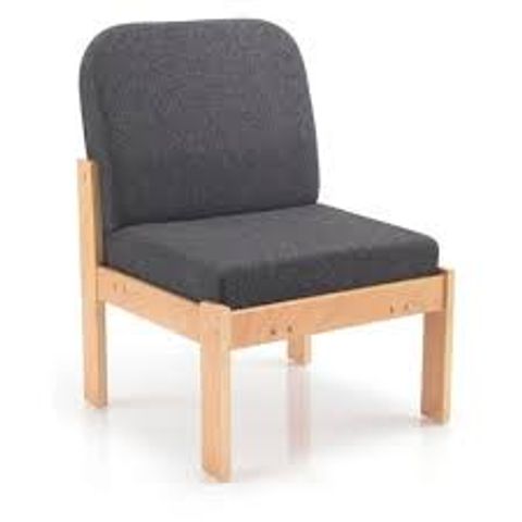 BOXED DESIGNER JUPLO SIDE CHAIR CHARCOAL FABRIC 