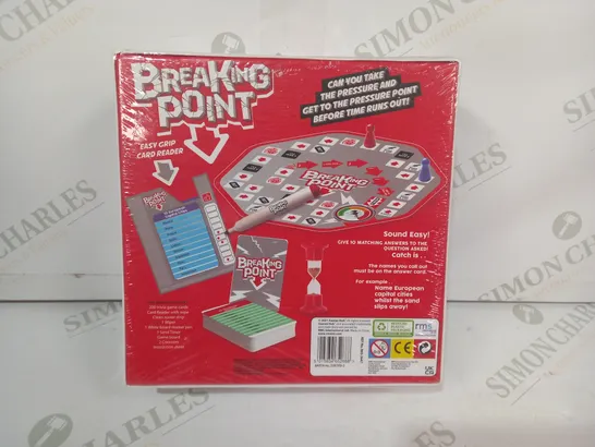 BREAKING POINT BOARD GAME