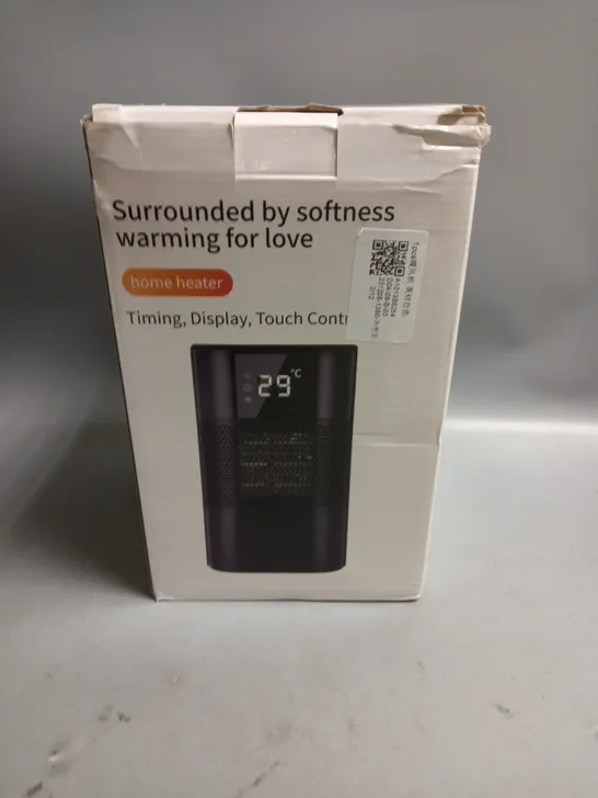 BOXED SURROUNDED BY SOFTNESS HOME HEATER 