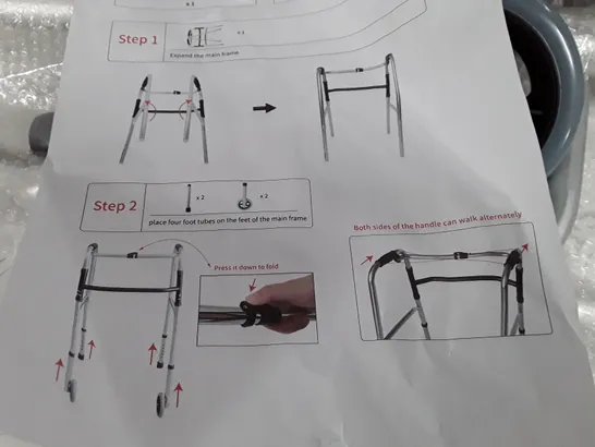 ALUMINIUM MOBILITY WALKER