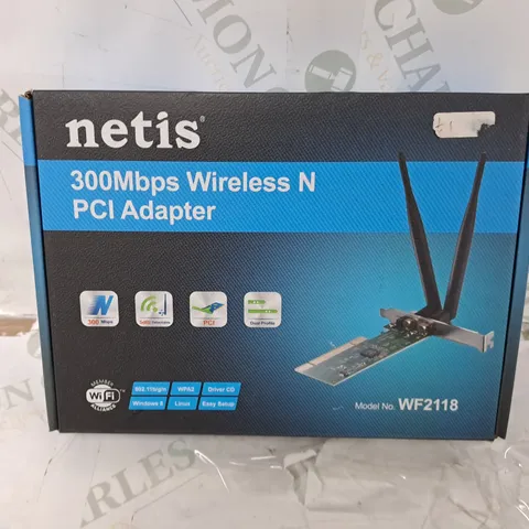 BOXED NETIS 300MBPS WIRELESS N PCI ADAPTER (WF2118)