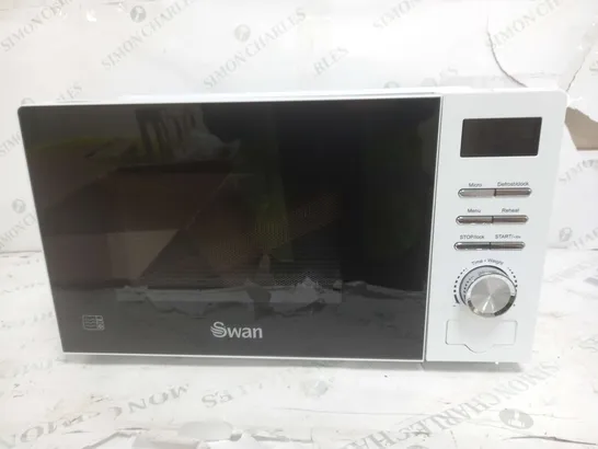 BOXED SWAN 20L 700W DIGITAL MICROWAVE - WHITE RRP £64