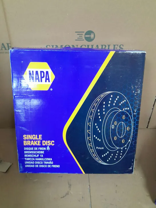 NAPA SINGLE BRAKE DISC NBD5667 /  COLLECTION ONLY 