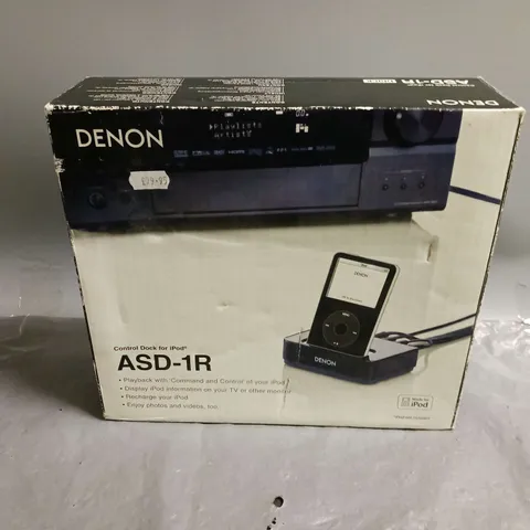 BOXED DENON ASD-1R - CONTROL DOCK FOR IPOD