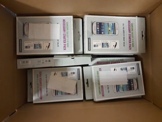 BOX OF APPROX 20 ITEMS TO INCLUDE IBRIT RANGER P2 CAR CHARGER, BUDI WIRELESS CHARGERN AND SAMSUNG ACCESSORIES STARTER PACK