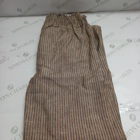 BODEN LINEN SHIRRED WAIST TROUSERS SIZE 18L