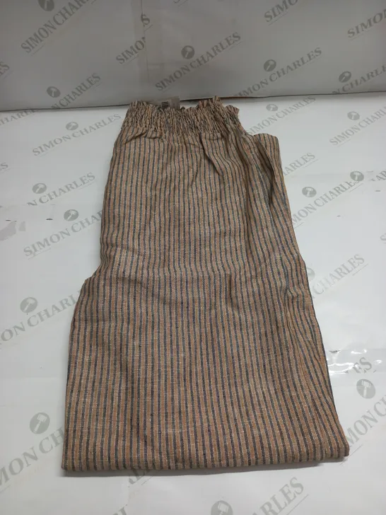 BODEN LINEN SHIRRED WAIST TROUSERS SIZE 18L